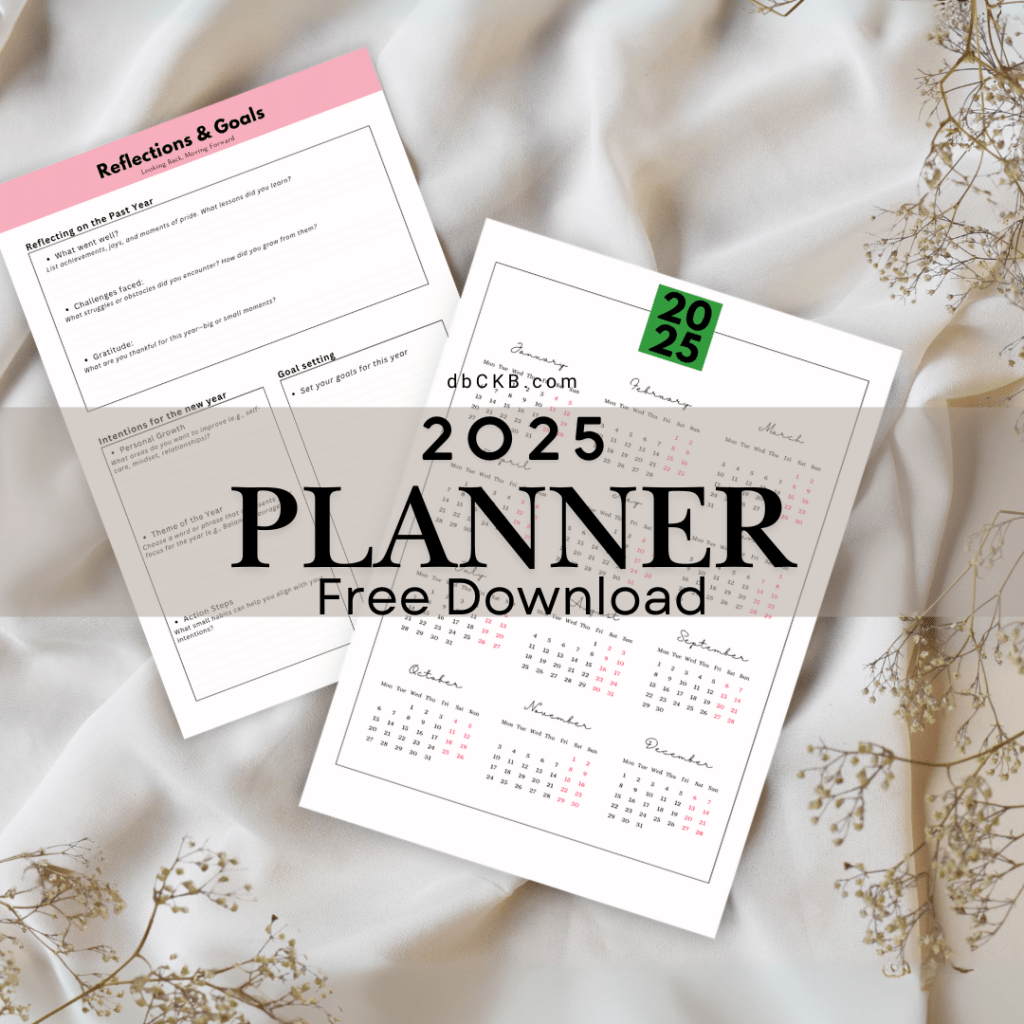 Free Printable 2025 Planner
